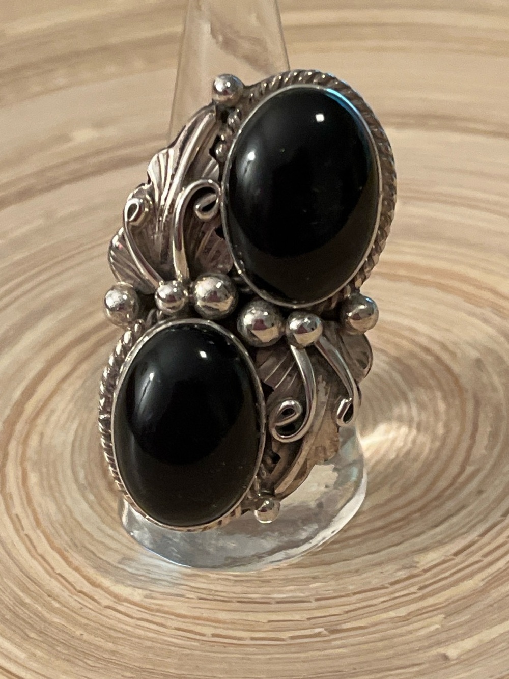 Navajo Black Onyx Ring